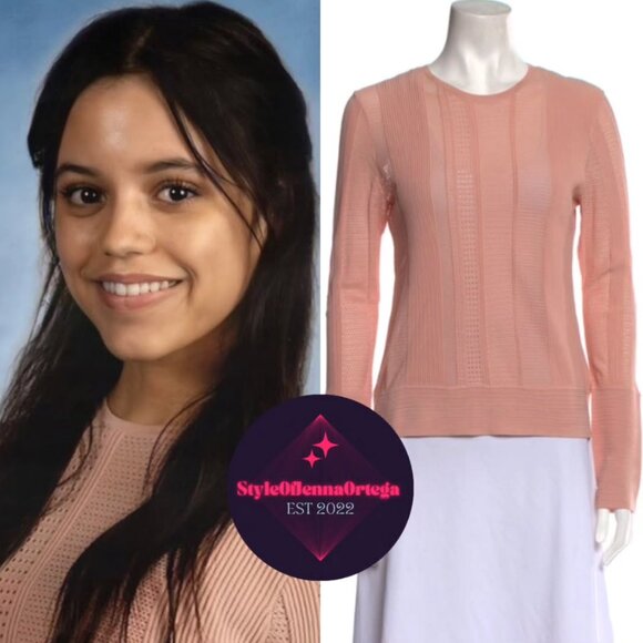 Equipment Femme Islet Pullover top, Pink XS *As worn by Jenna Ortega! - Picture 1 of 7